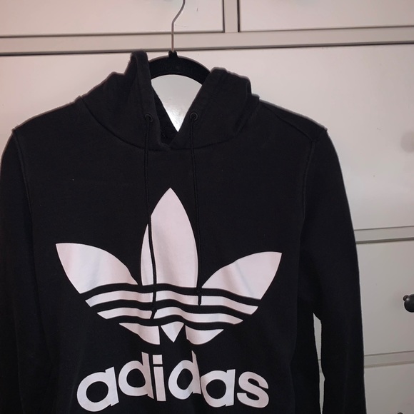 black and white adidas hoodie - Picture 3 of 3
